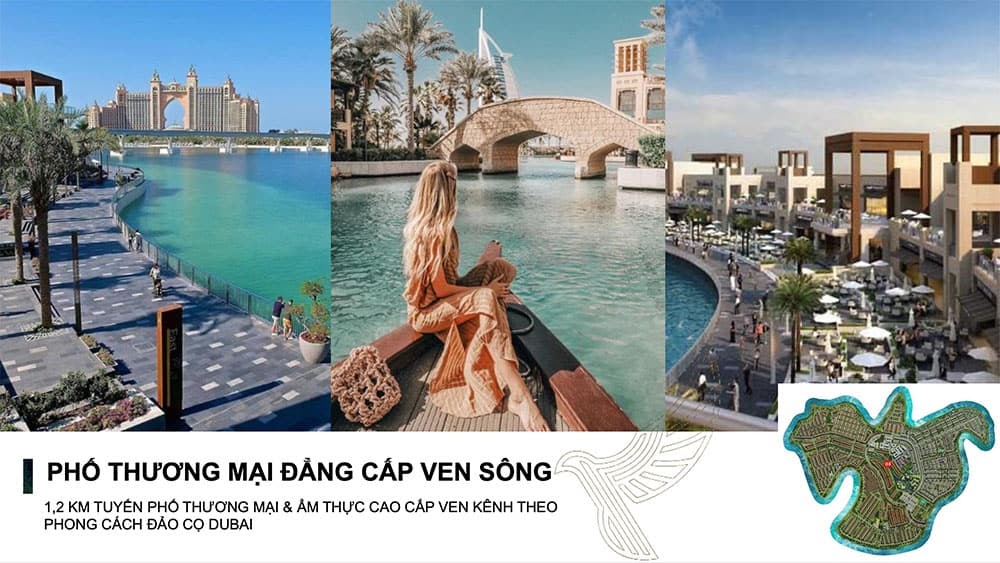 Khu phố thương mại ven sông mang phong cách Dubai