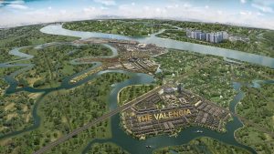 mặt bằng the valencia dự án aqua city